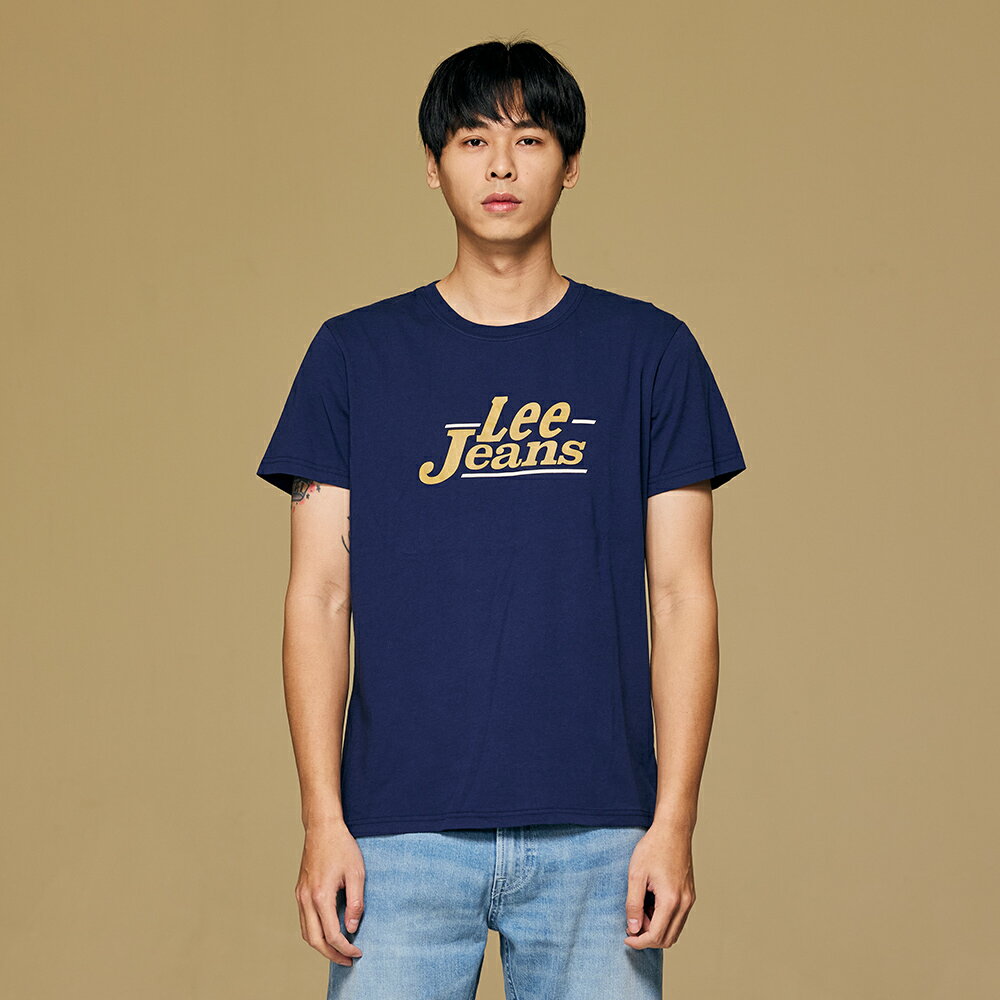 Lee 男款 文字Lee Jeans印花 短袖T恤 | Modern