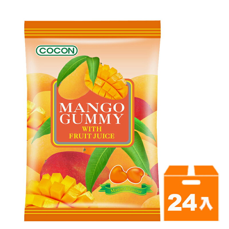 可康 芒果 QQ水果軟糖 100g (24入)/箱【康鄰超市】