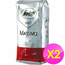 金時代書香咖啡 Segafredo Massimo 288 義式濃縮咖啡豆 1kg (2.2磅) 2入