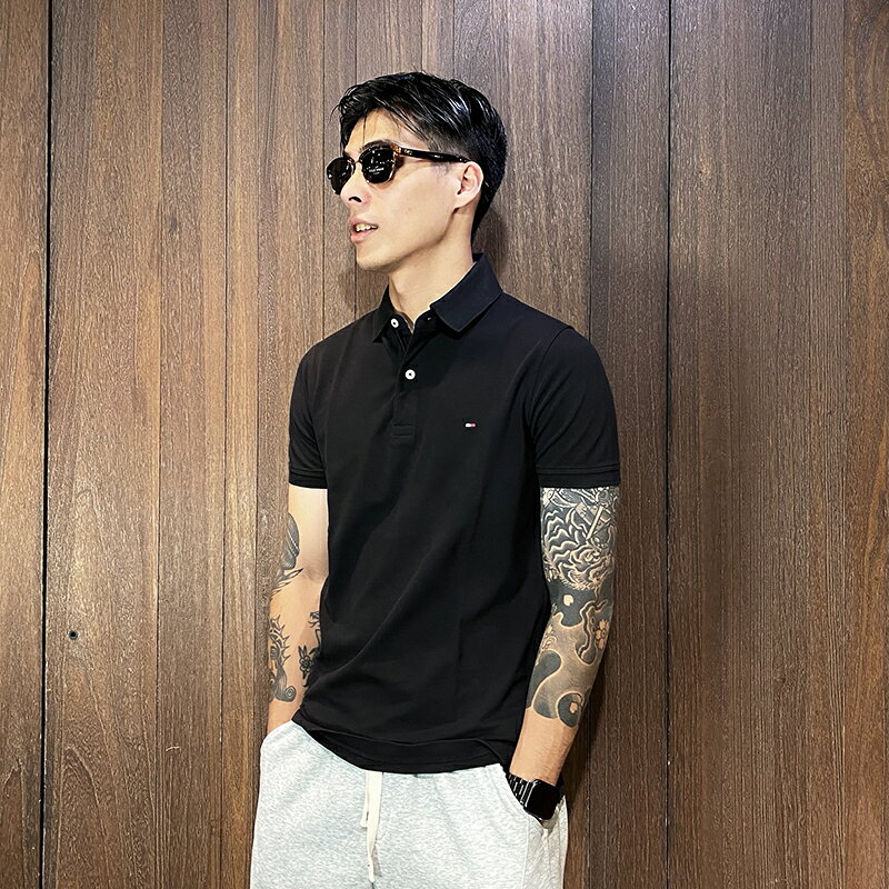 美國百分百【全新真品】Tommy Hilfiger POLO衫 網眼 短袖 TH 上衣 logo 多款 B101
