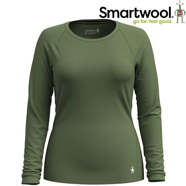 Smartwool All-Season Merino 女款 美麗諾羊毛內著長袖 SW016913 N06 蕨綠