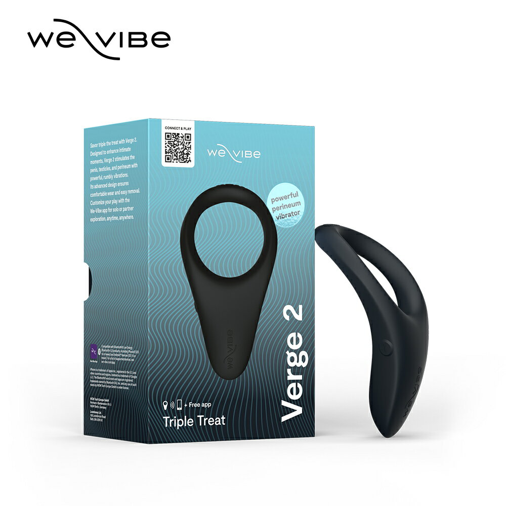 加拿大We-Vibe Verge 2 藍牙進階陰莖震動環-黑