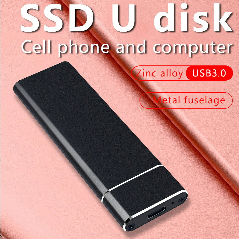 批發Type-c移動硬碟固態SSD金屬質感USB3.0 商務便攜手機電腦優盤#Hi, 享樂百貨#