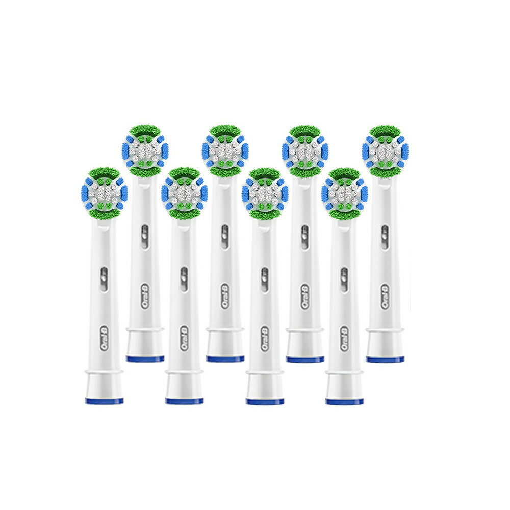 德國 Oral-B 歐樂B 基礎清潔杯型彈性刷頭8入組/ 組 EB20-8、專業亮白拋光型刷頭3入組 / 組 EB18-3