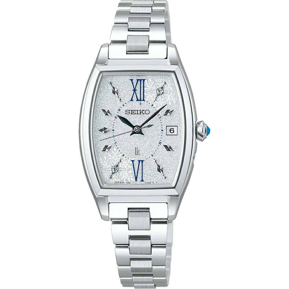 seiko 精工 LUKIA系列 1B32-0BJ0N(SSVW239J) 季節限量 靜謐冬日森林 鑽石太陽能電波女錶 白面 24.6mm SK037｜樂天全館特惠中★指定刷卡回饋10%