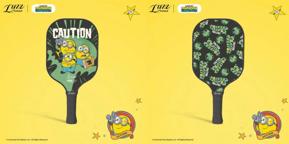 Luzz x Minions 小小兵聯名匹克球拍(多款圖案-通通收藏) 雙認証 7 Luzz x Minions 小小兵聯名匹克球拍(多款圖案-通通收藏) 雙認証 7