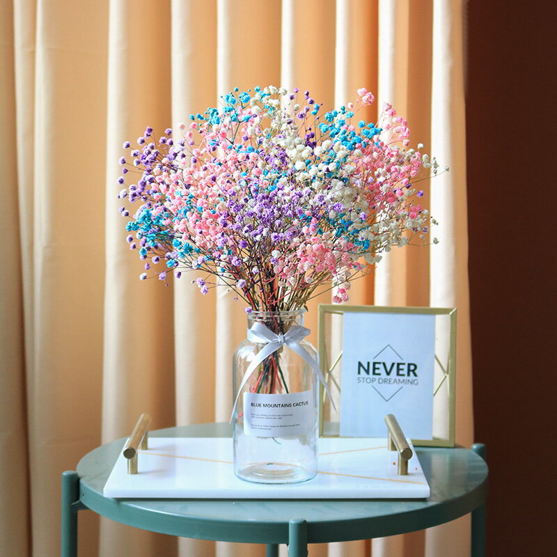 ns北歐假花干花滿天星仿真花束向日葵擺件室內客廳餐桌裝飾擺設