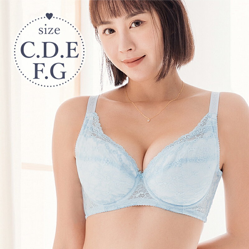 內衣/CDEFG 超清淅大罩杯全罩調整型胸罩包覆拉提波波小百合台1316灣製