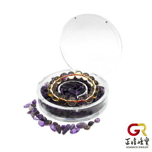 紫水晶 消磁淨化水晶圓盒｜卡榫磁鐵釦 正佳珠寶