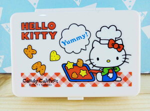 【震撼精品百貨】Hello Kitty 凱蒂貓 KITTY飾品盒附鏡-白廚師 震撼日式精品百貨