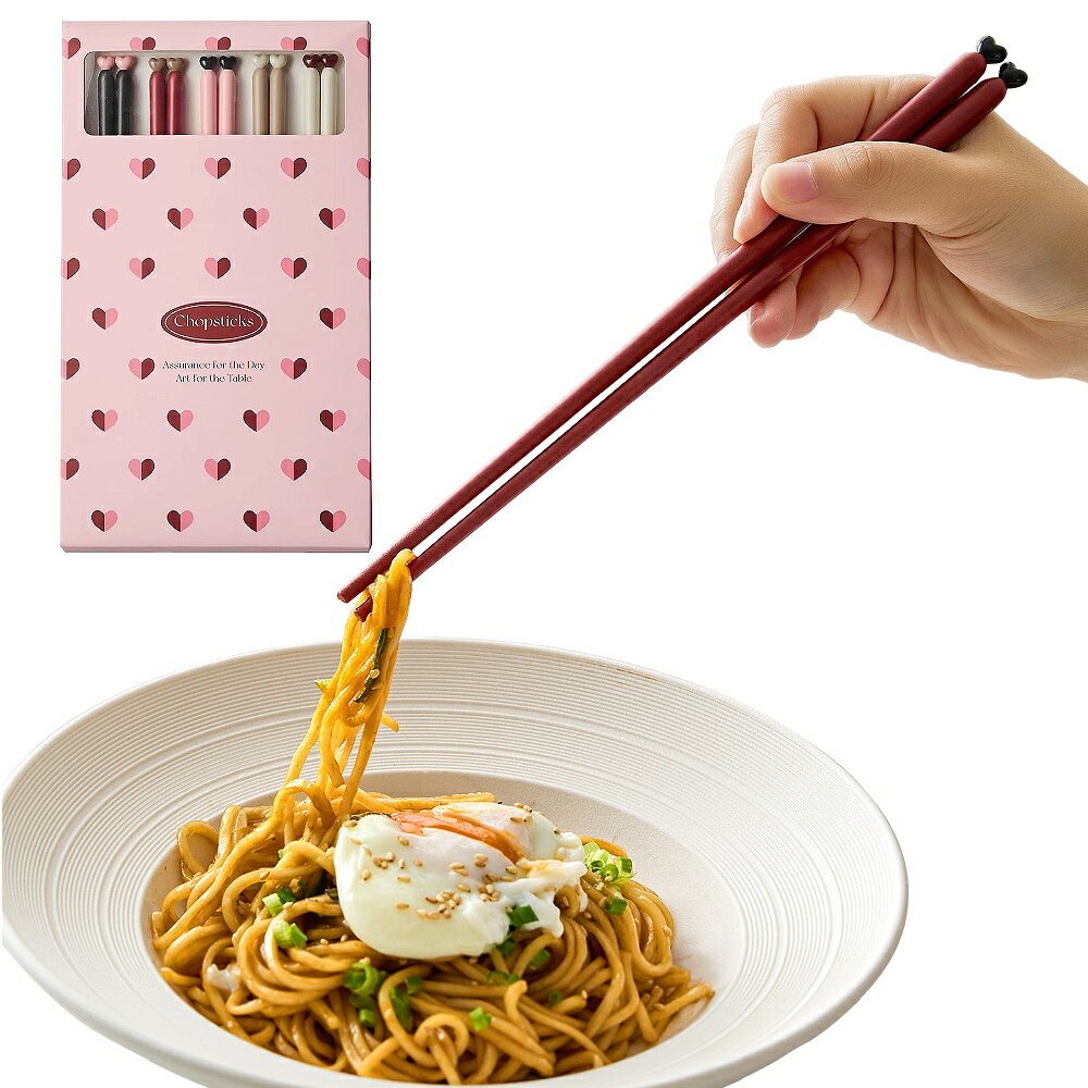 日本SP SAUCE抗菌合金5雙筷禮盒組