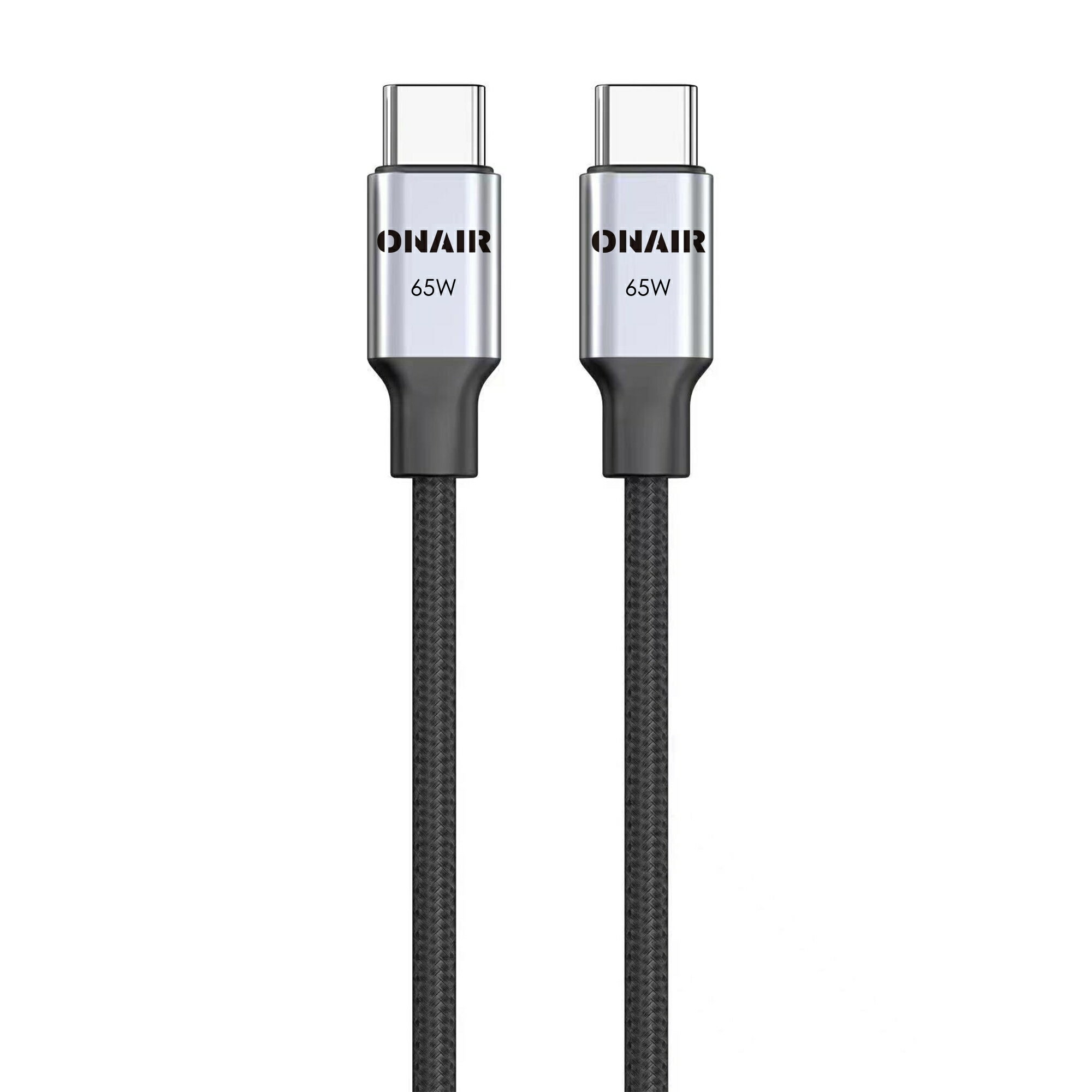 ONAIR 磁吸充電線 65W 磁吸 收納 USB-C 快充 i15 TypeC 三星 安卓 OPPO 充電線 編織線