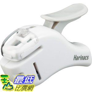 [8東京直購] KOKUYO Harinacs無針訂書機 SLN-MSH305W 白色 可訂5張 免針 省力型 環保
