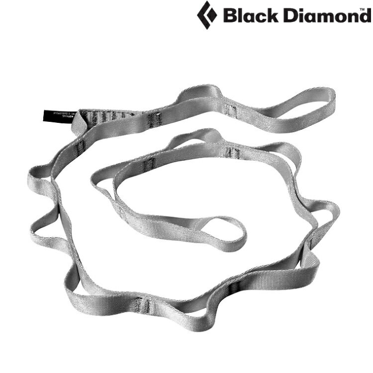 Black Diamond 18mm Nylon Daisy Chain 尼龍繩鍊/菊繩 115cm 390013 灰色