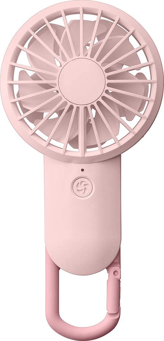 【日本代購】Rhythm USB充電 便攜式手持風扇‎ 9ZF028 ‎粉色