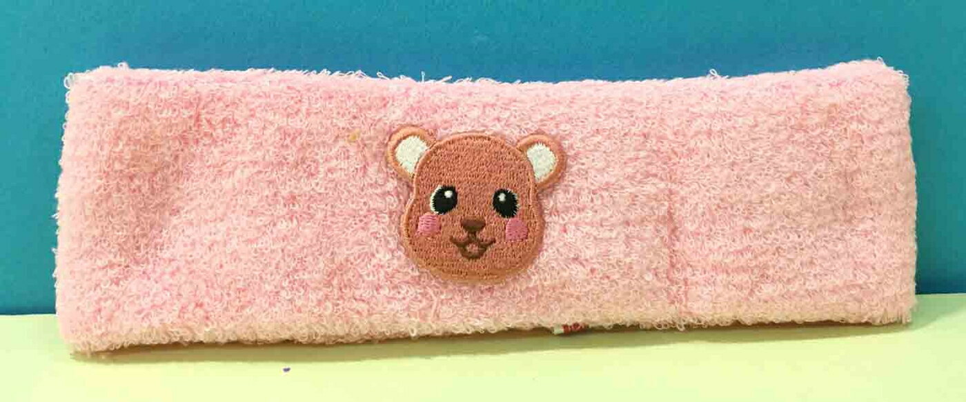 【震撼精品百貨】PostPet MOMO熊 MOMO熊洗澡用髮帶 粉色#06158 震撼日式精品百貨
