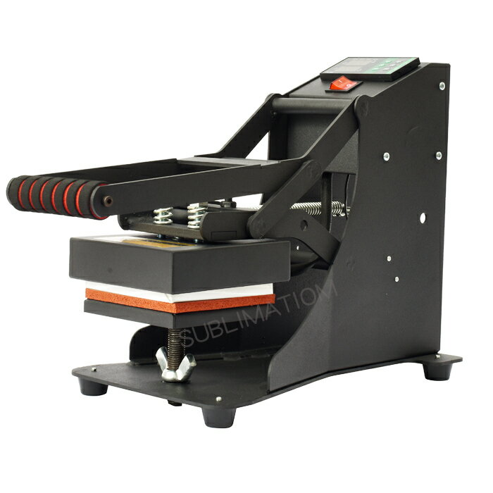 小型燙標機燙畫機12*12cm熱轉印機器220V110V設備燙印胸標領標印花壓標機 小山好物嚴選 4