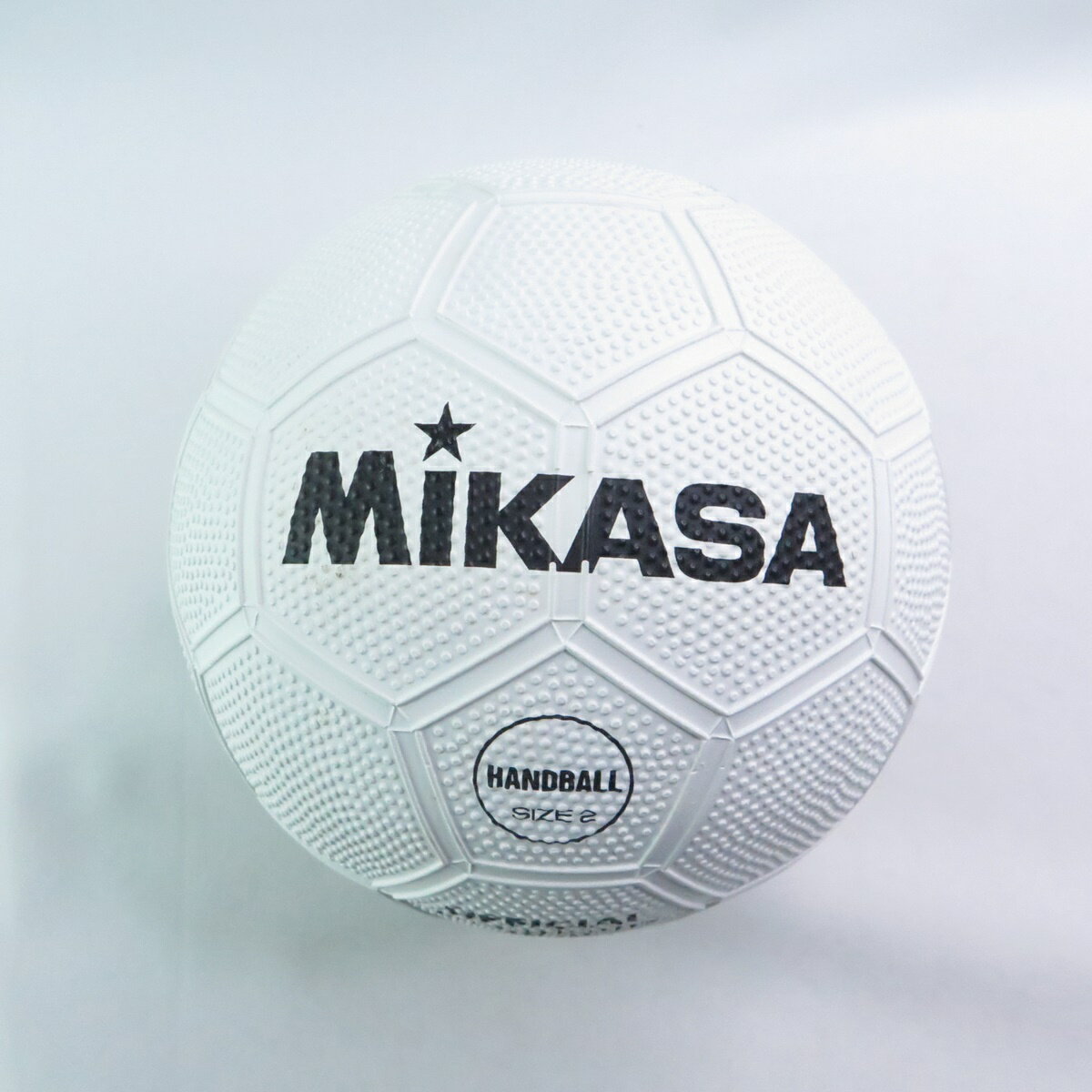 MIKASA MK4009W 橡膠製手球 2號球 白【iSport愛運動】