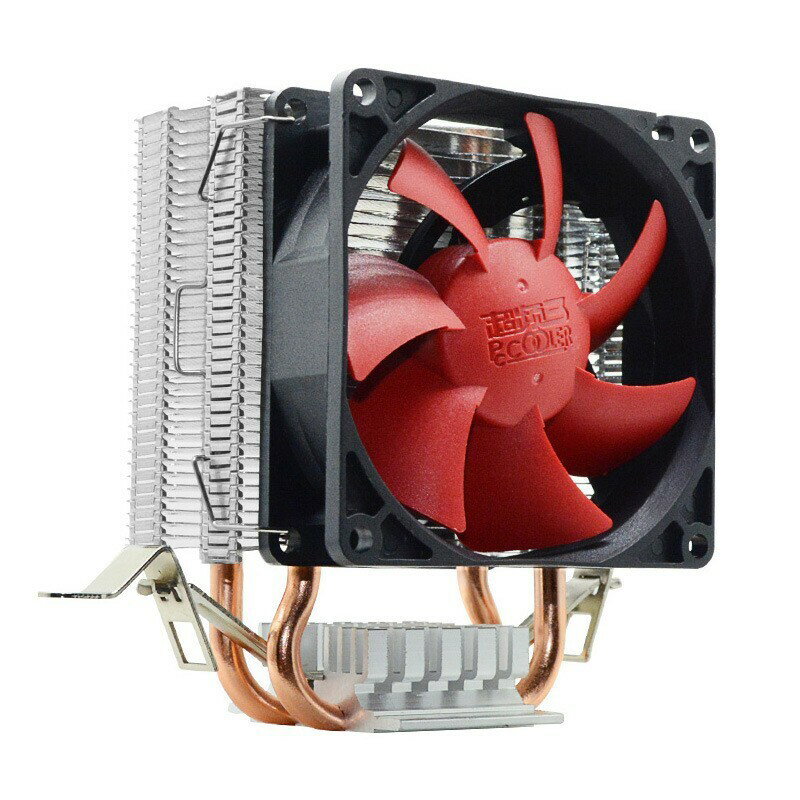 超頻三紅海mini電腦CPU散熱器風冷8CM靜音風扇多平臺客制工廠直銷【北歐家居生活】