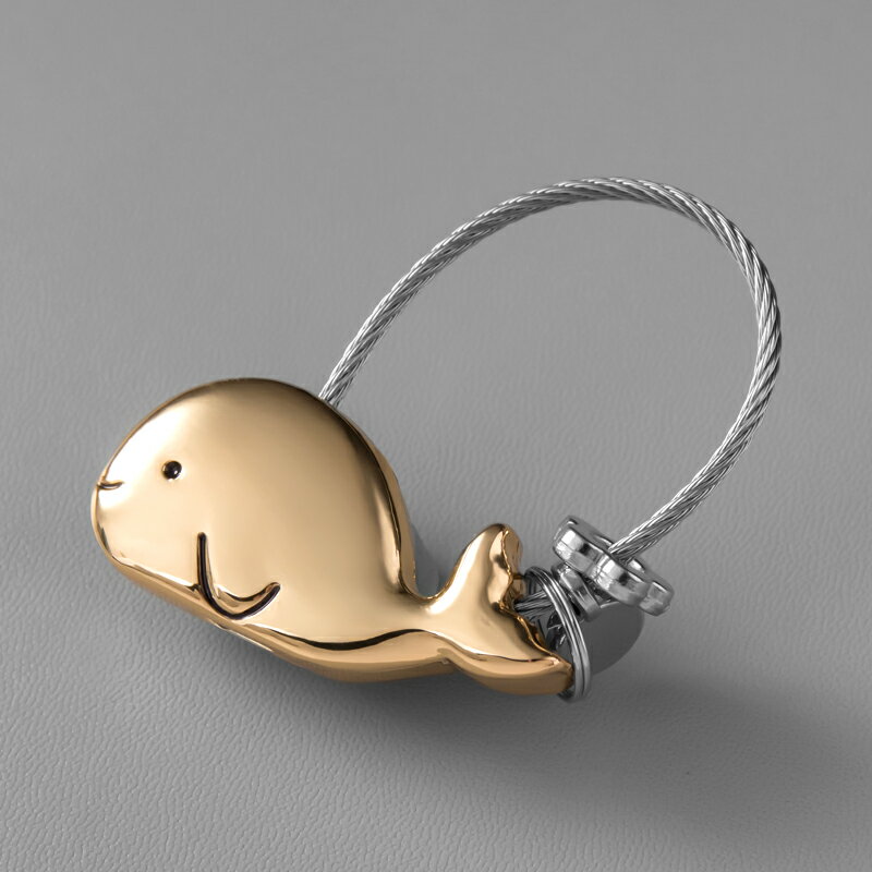 情侶INS鯨鑰匙扣掛件汽車鏈圈環可愛網紅男女創意個性書包包掛飾