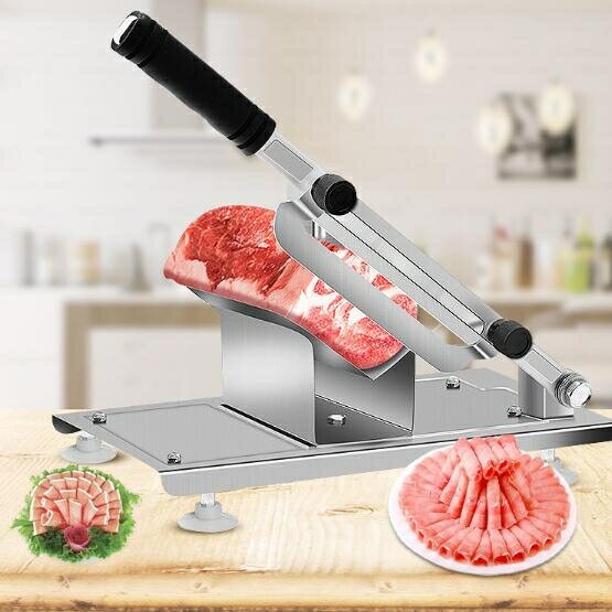 切肉機 羊肉卷切片機家用手動切肉機年糕刀凍肉肥牛肉卷薄片商用刨肉神器