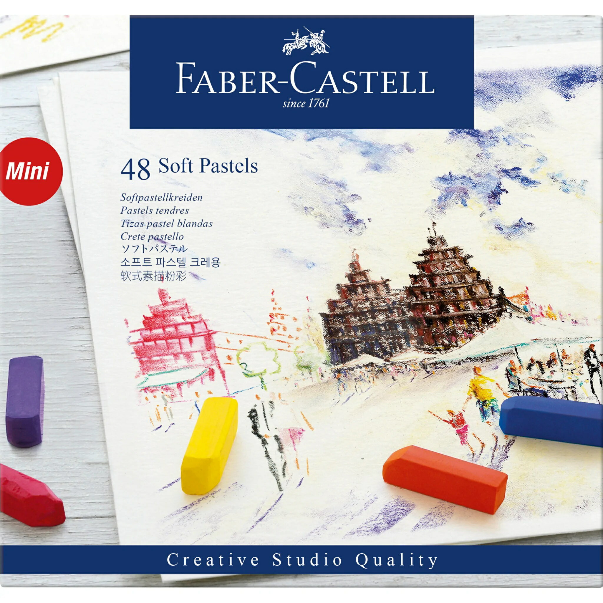 Faber-Castell軟性粉彩系列短型48色*128248