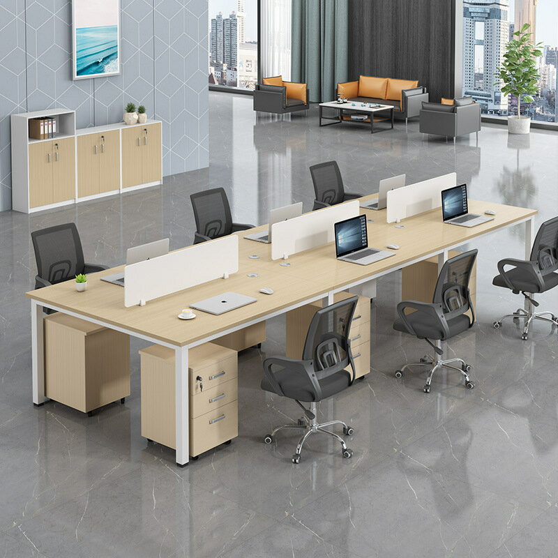 職員辦公桌屏工位辦公家具2 4 單人位電腦辦公桌椅組合