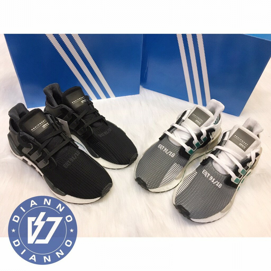 帝安諾- Adidas EQT 91/18 Support AQ1037 灰綠黑白黑歐美限定Boost超