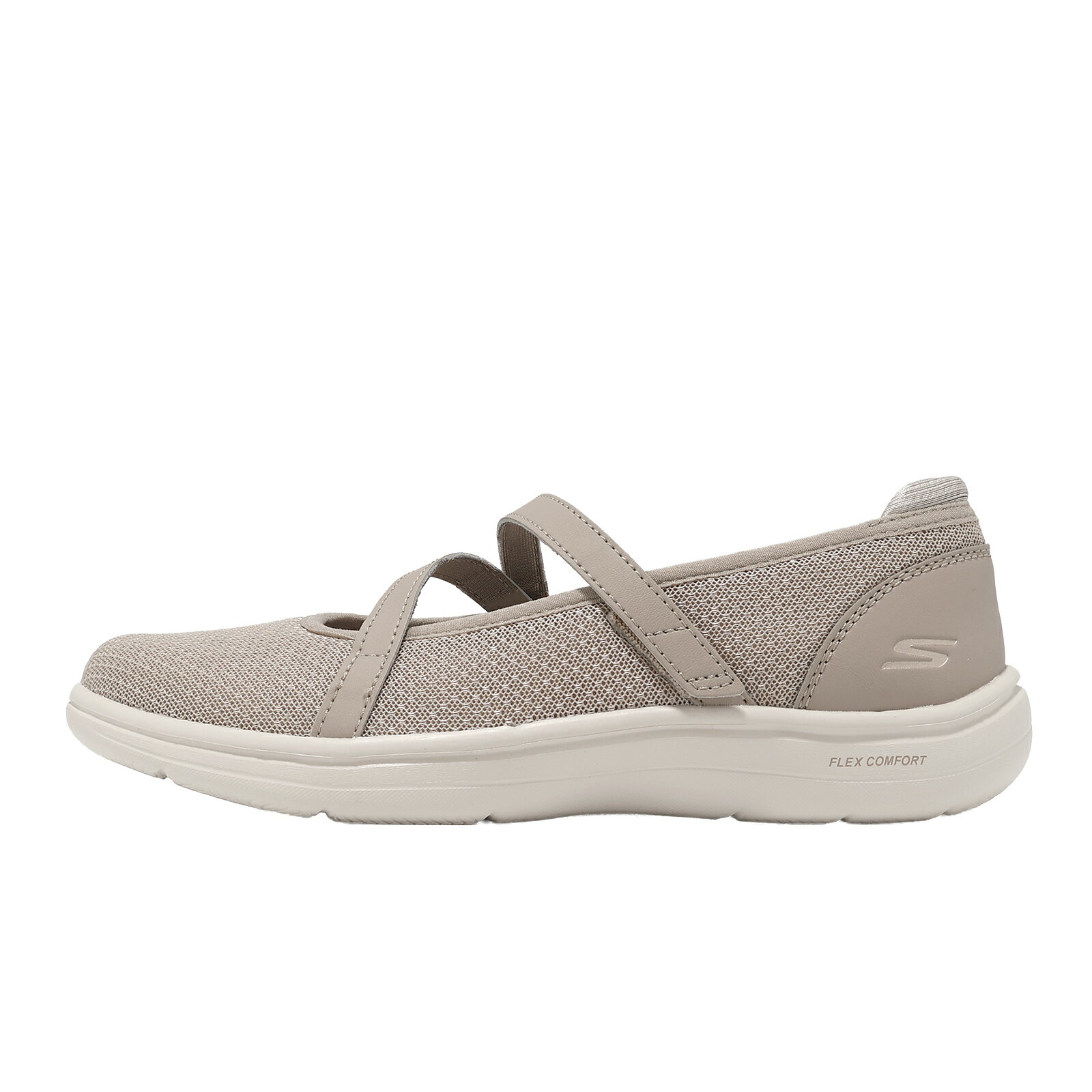 Skechers 休閒鞋 On-The-Go Flex Radiant 女鞋 米 瑪莉珍鞋 黏扣帶 138530TPE