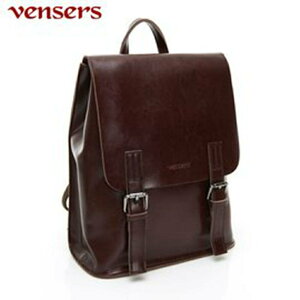 【vensers】小牛皮潮流個性包~多功能包 後背包 斜肩包 單肩包 側背包(NL1075701咖啡色)