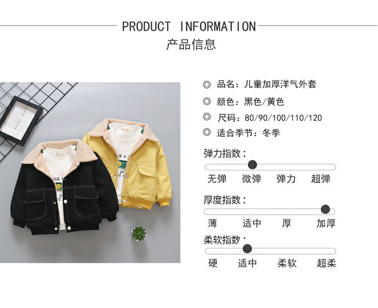 男童純棉外套冬季加絨棉衣3歲加厚衣服秋冬新款兒童棉服嬰兒冬裝4 8