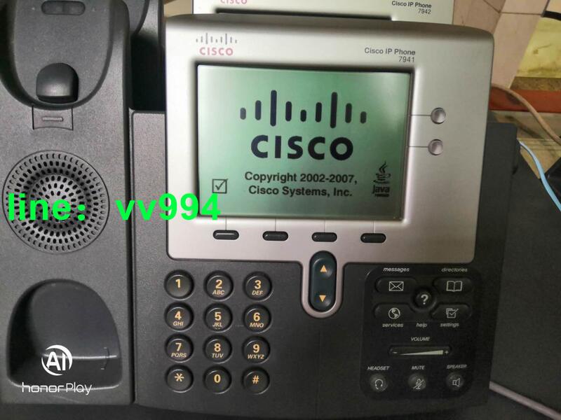 Cisco/思科 CP-7941G 7942G 多功能IP電話 支持POE供電 測試好