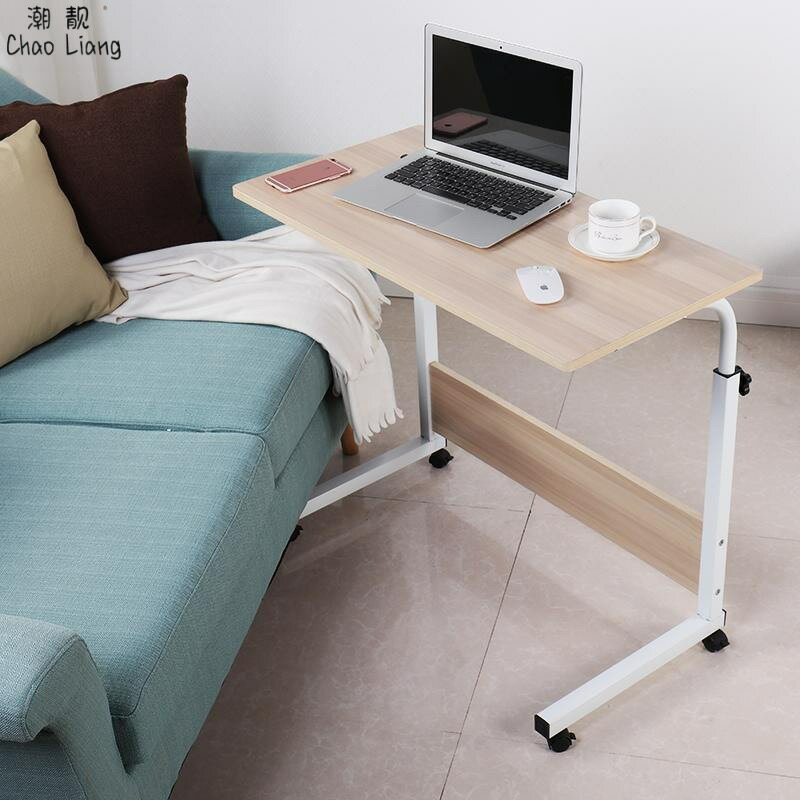 床邊書桌電腦桌懶人床邊桌臺式家用宿舍簡易床上小桌子可移動升降 全館免運