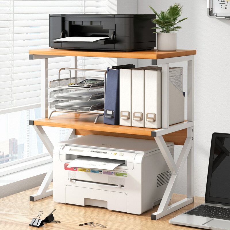 【免運】可開發票 打印機置物架落地多層儲物架子層架辦公室桌面收納架打印機放置櫃