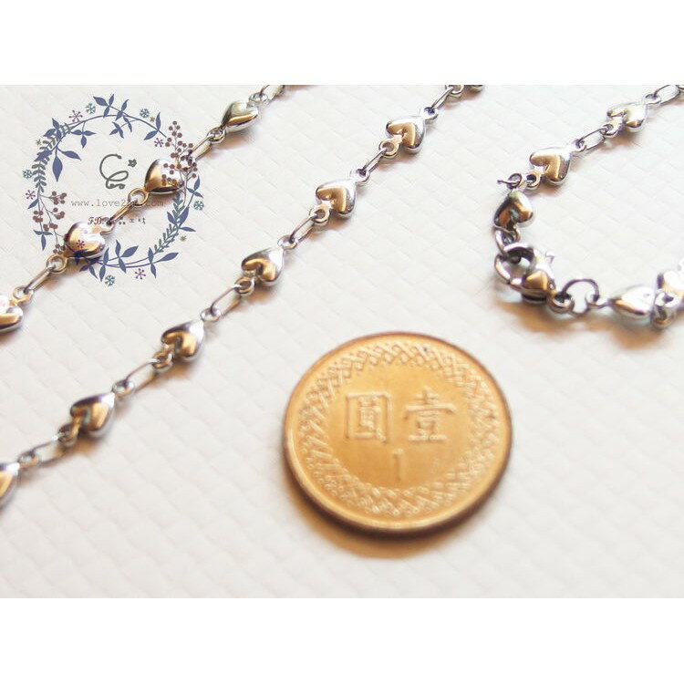 心連心/白鋼鍊子/316L醫療級白鋼/ [晶晶工坊-love2hm] 1