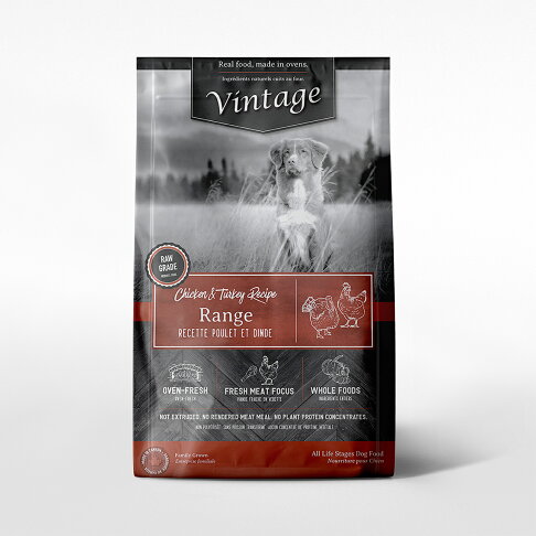 【Vintage 凡諦斯】無穀野宴鮮肉 全齡犬 天然烘培糧 雞肉+火雞肉 犬飼料 犬糧 鮮肉寵物糧_5LB 0