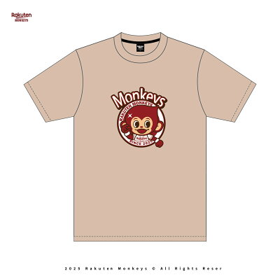 2025 大頭猿氣小子短T-卡其