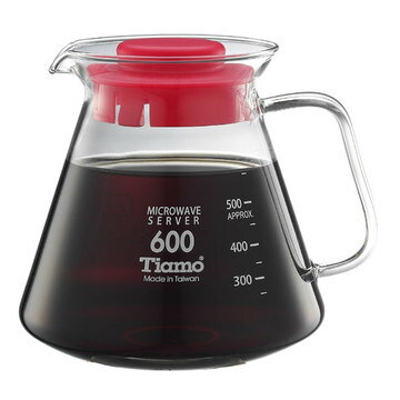 金時代書香咖啡 Tiamo 耐熱玻璃咖啡花茶壺 600cc 透過SGS檢測 HG2297R
