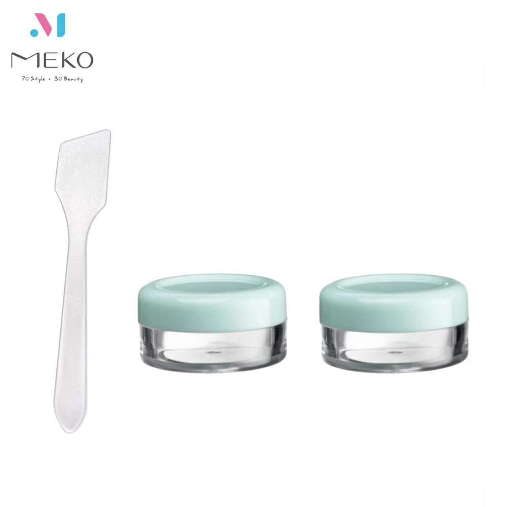 MEKO 七彩對瓶(10g) /旅行分裝瓶/收納盒/面霜罐/藥膏罐 N-010【官方旗艦店】