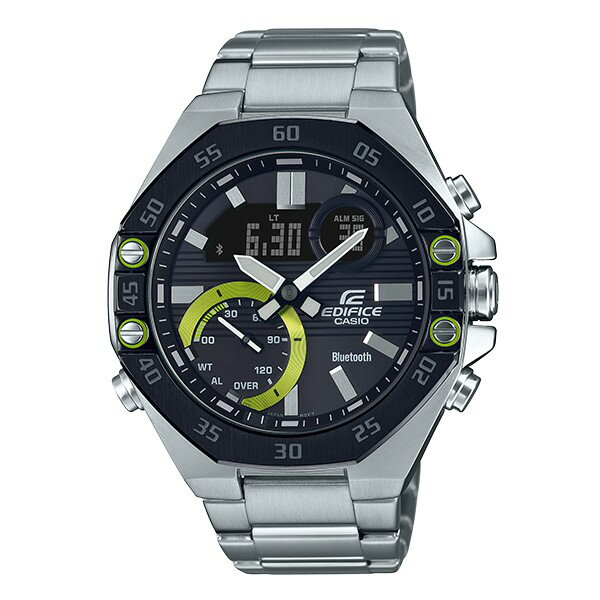 CASIO卡西歐EDIFICE ECB-10DB-1A加入日誌計時與時區自動調整，無時無刻掌握精準時刻48.5mm｜樂天全館特惠中★指定刷卡回饋10%