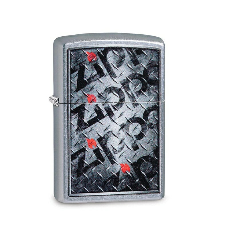 ├登山樂┤美國 Zippo Diamond Plate Zippo Design 防風打火機 Street Chrome/Color Image # 29838