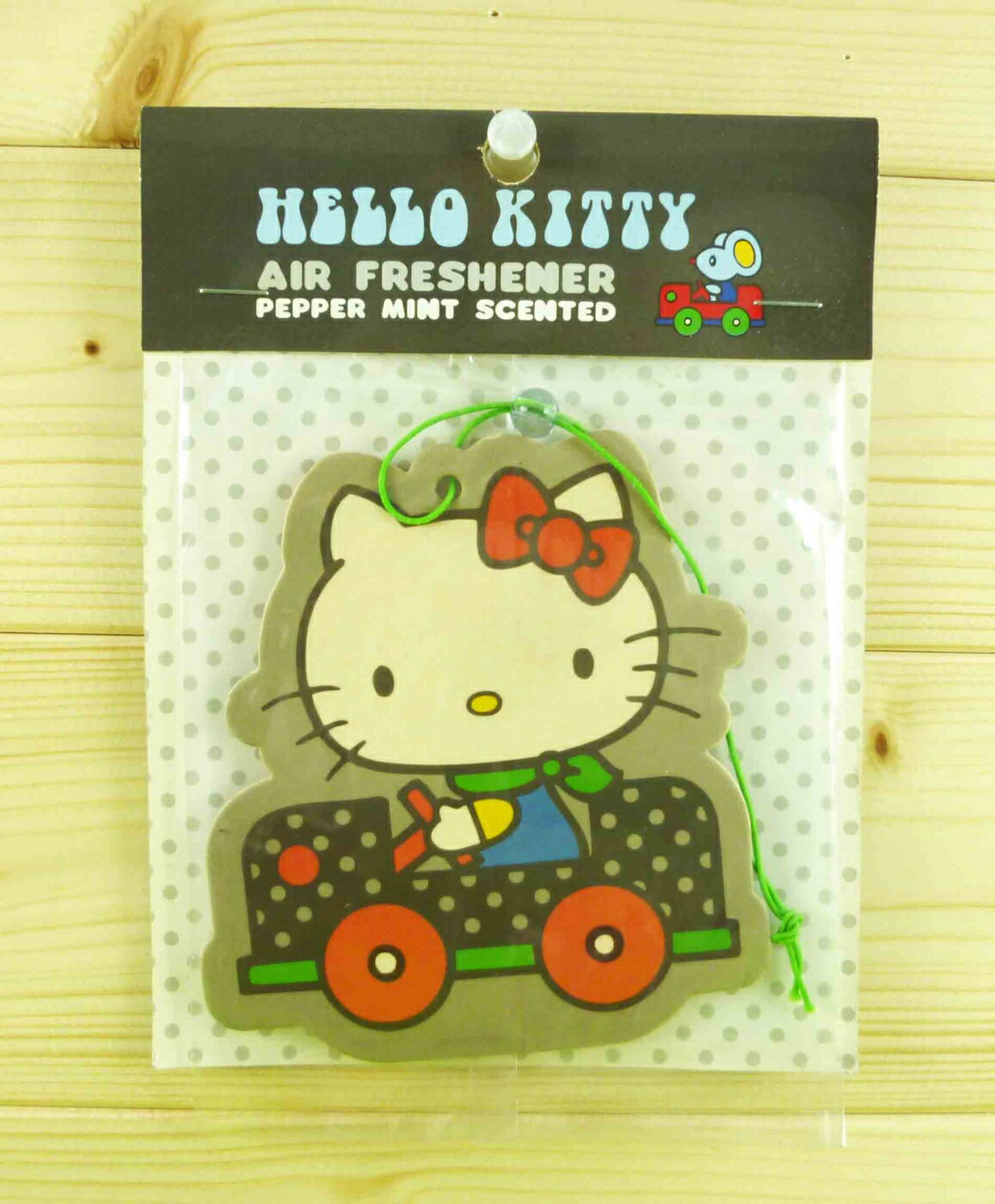 【震撼精品百貨】Hello Kitty 凱蒂貓 造型芳香片-開車造型【共1款】 震撼日式精品百貨
