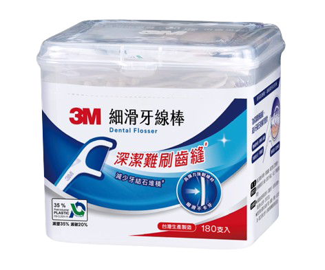【醫護寶】3M-細滑牙線棒單支量販包 50入/180入/150支