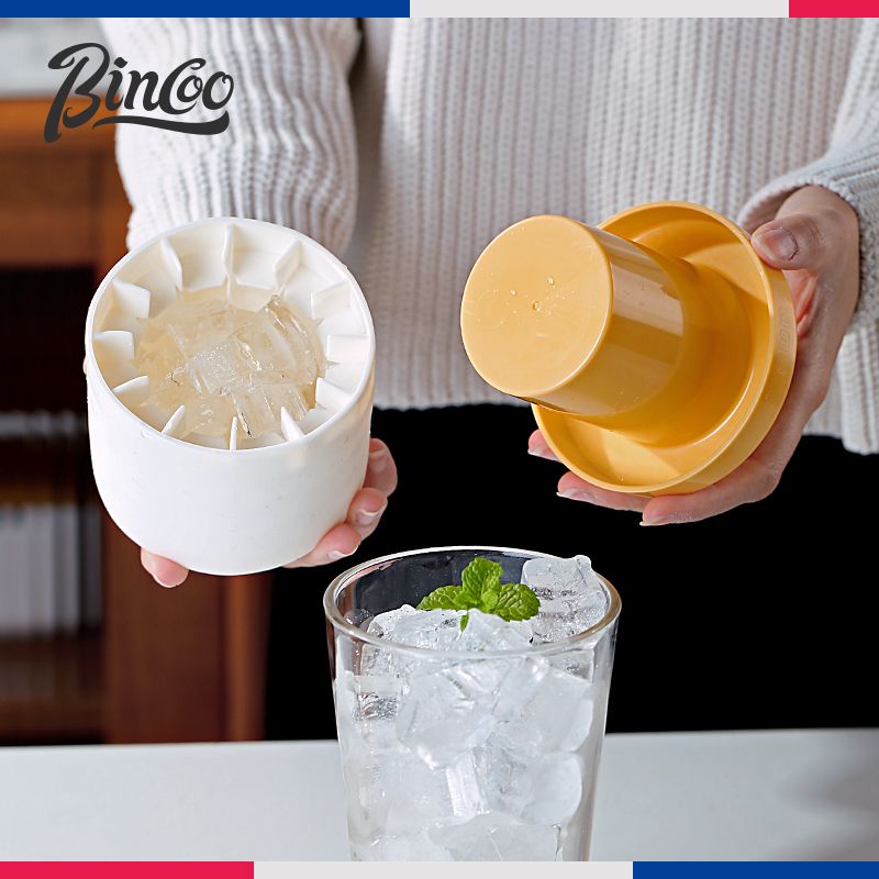 製冰模具 Bincoo冰格硅膠凍冰塊模具易取冰冰盒速凍圓筒杯制冰杯家用模具
