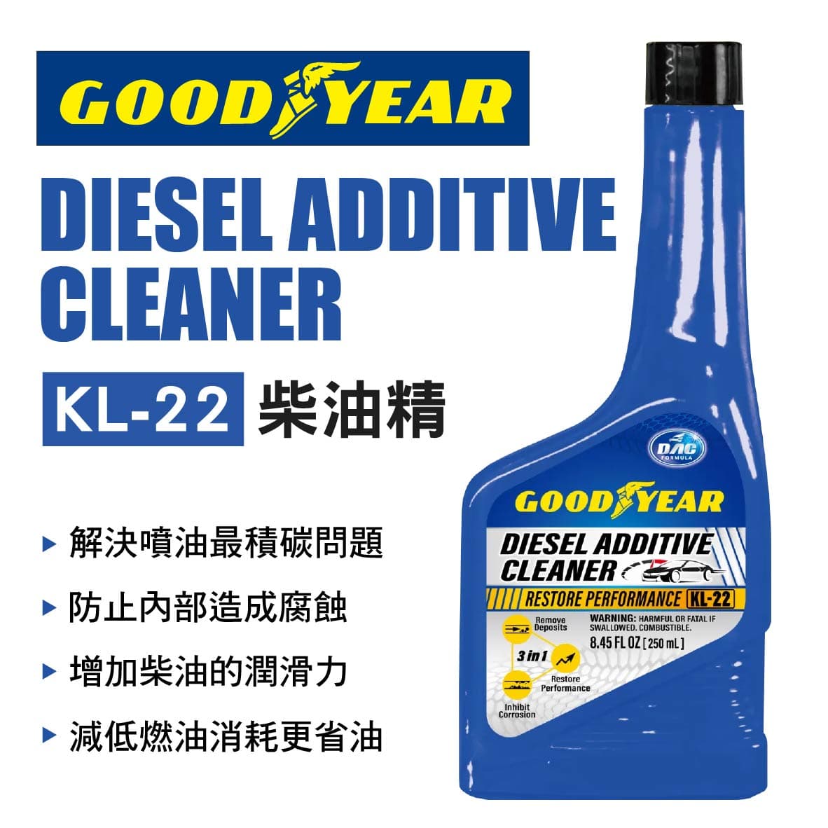 真便宜 GOODYEAR固特異 KL-20 汽油精250ml