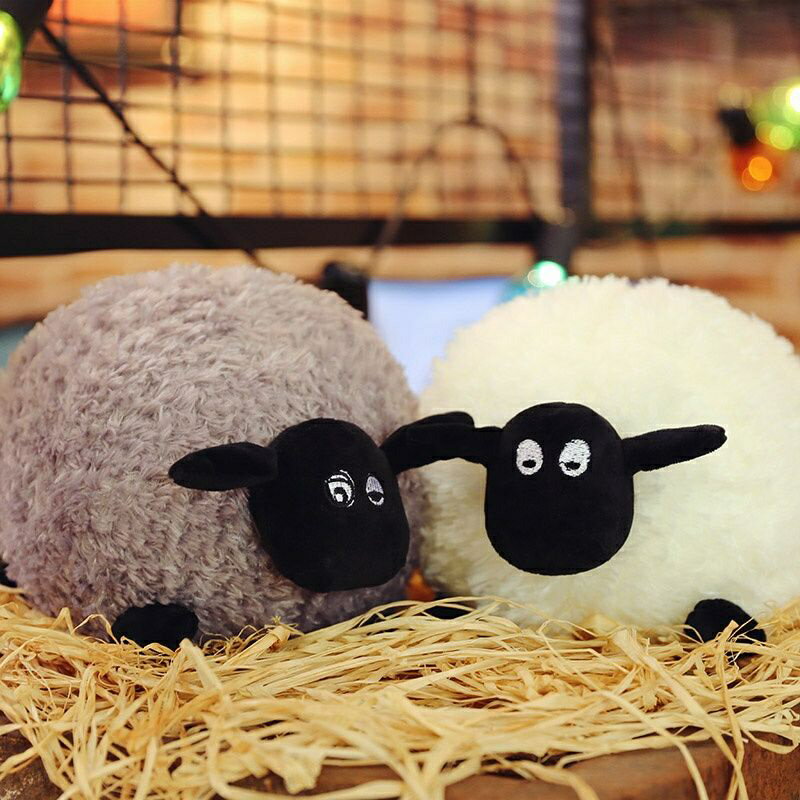 【玩偶】羊瞭個羊衕款小羊毛絨玩具公仔綿羊玩偶佈娃娃抱枕兒童生日禮物
