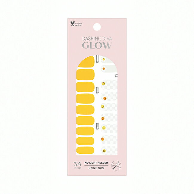 Dashing Diva Glow薄型凝膠美甲貼-小太陽