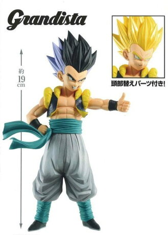 台灣代理版七龍珠z 悟天克斯grandista Resolution Of Soilders Gotenks Gros 共兩個頭雕約19公分高公仔 Unipro優鋪 Rakuten樂天市場