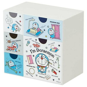 【震撼精品百貨】Doraemon 哆啦A夢 哆啦A夢 DORAEMON 五格小物抽屜收納盒#49315 震撼日式精品百貨