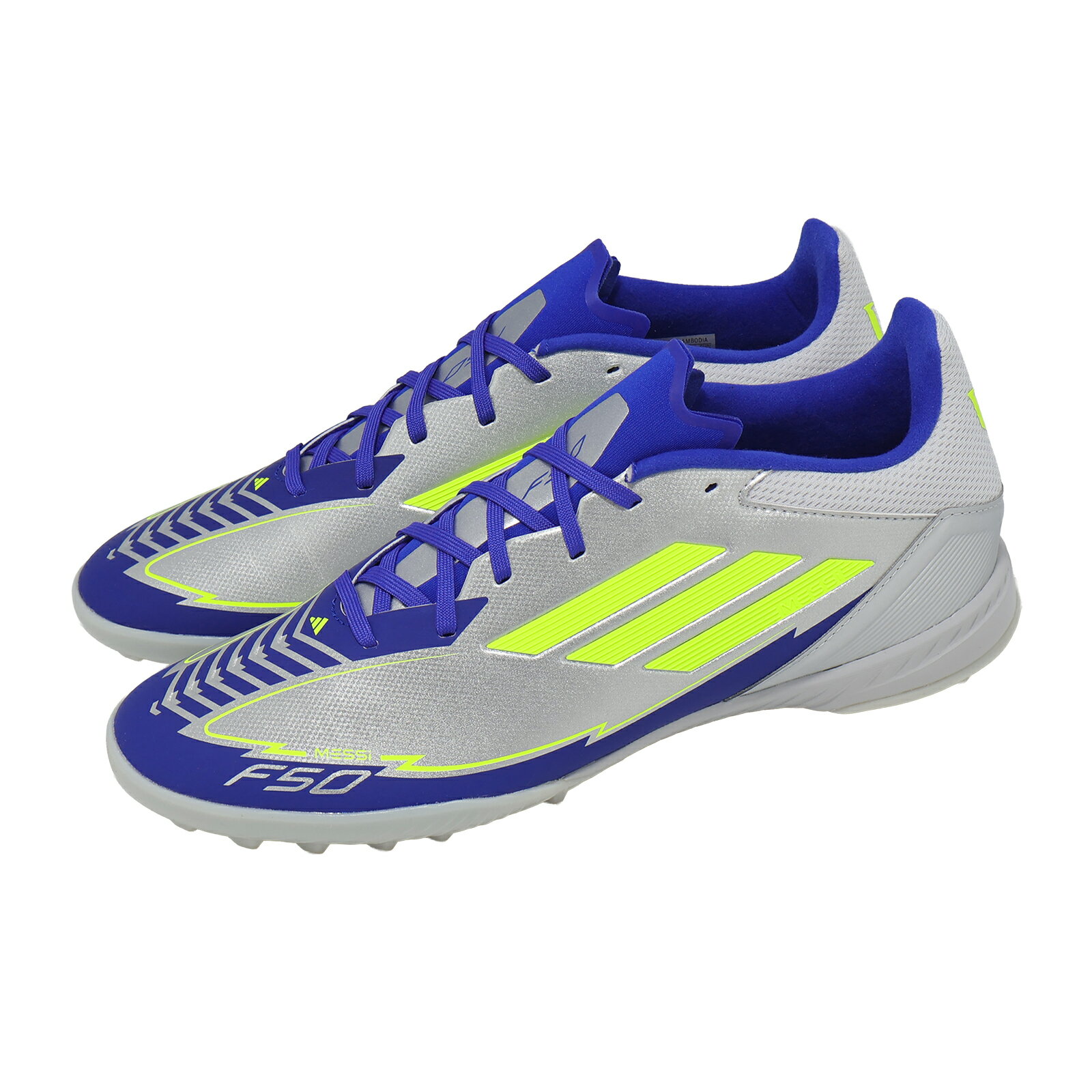 adidas 愛迪達 足球鞋 F50 League TF Messi 男鞋 銀 藍 輕量 梅西 人造草皮 IH0919 7